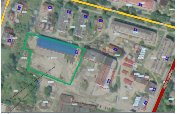 Mapka Miasto Orzysz i okolic na mazurach